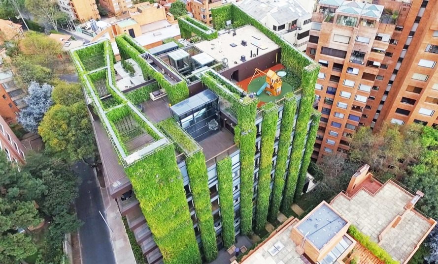 Santalaia, vivir en un jardín vertical en Bogotá
