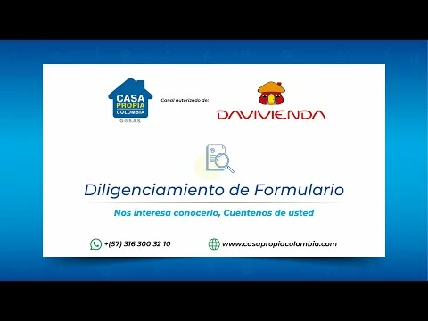 Preview image for the video "Formulario Nos interesa conocerlo - Davivienda - Casa Propia Colombia".